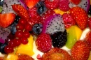 Fruit, Berries & Cream - a Delicious Dessert